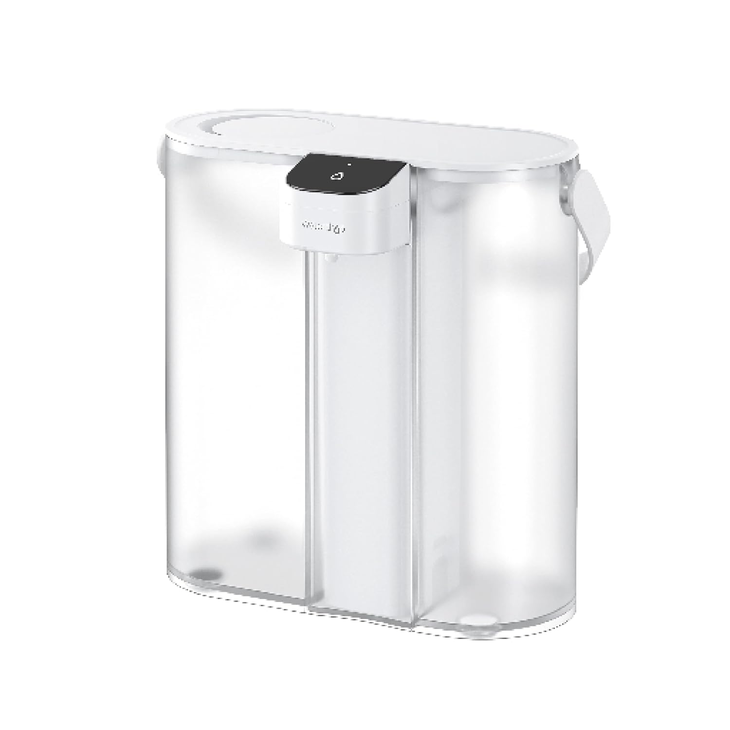 Waterdrop ED02W slim electric water filter jug in white, standing upright on a plain background
